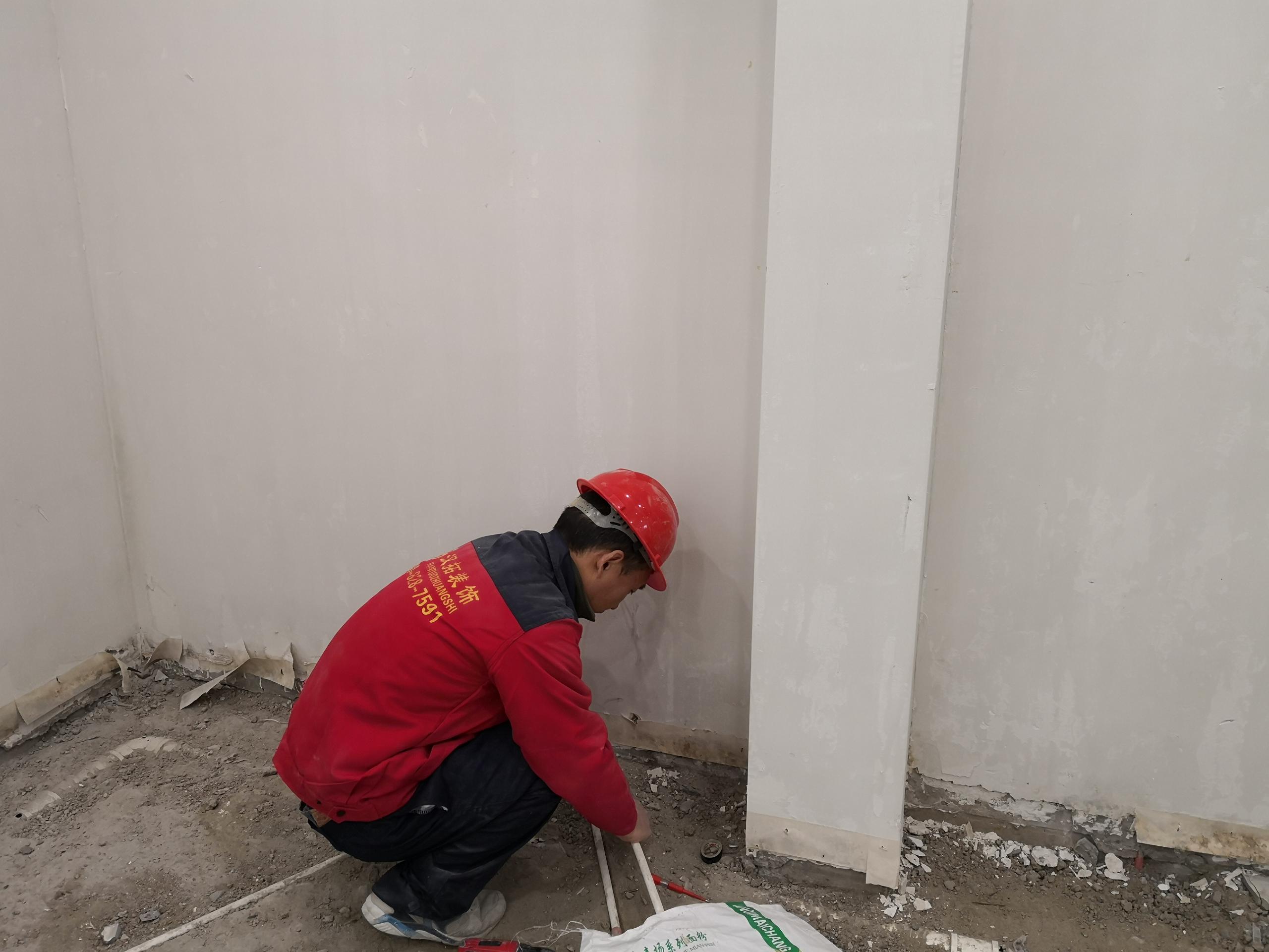 八喜供暖專賣店展廳牽手漢拓裝飾，施工進(jìn)行時(shí)....
